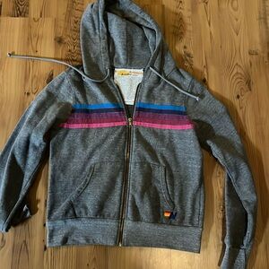 Aviator Nation light weight zip up hoodie